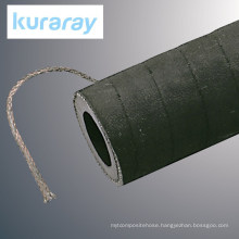 Sandblasting hose with ground wire. Manufactured by Kuraray. Made in Japan (sand blast hose)